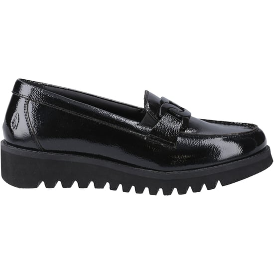 Hush Puppies Francis Loafer Patent Mädchenschwarze Slipper Aus Leder - Image 5