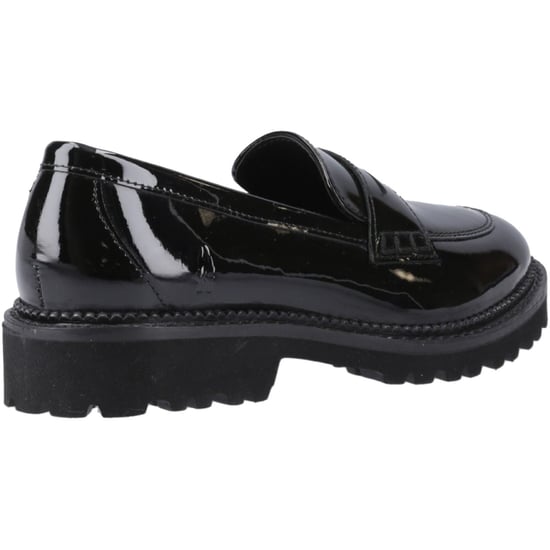 Hush Puppies Grazia Mädchenschwarze Slipper Aus Leder - Image 2