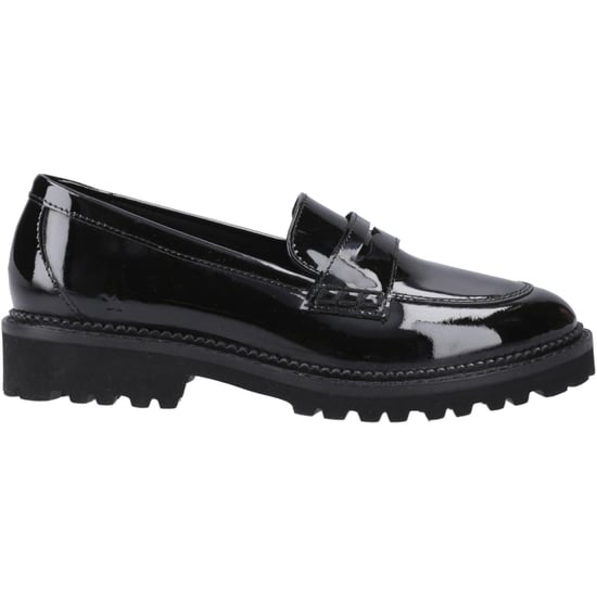 Hush Puppies Grazia Mädchenschwarze Slipper Aus Leder - Image 5