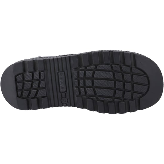 Hush Puppies Keeley Mädchenschuhe Aus Schwarzem Leder Mit Schnürung - Image 3