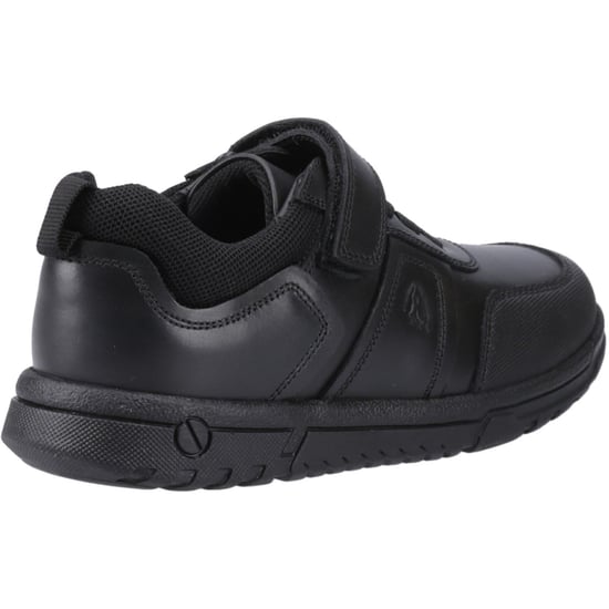 Hush Puppies Sutton Bungee Die Schwarzen Schnürschuhe Für Jungen Aus Leder - Image 2