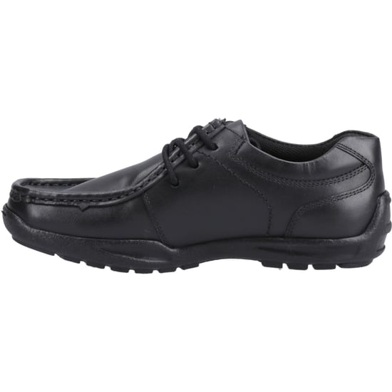 Hush Puppies Mackenzie Wallabee Die Schwarzen Schnürschuhe Für Jungen Aus Leder - Image 4