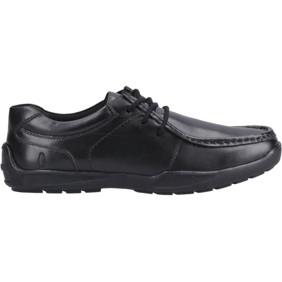 Hush Puppies Mackenzie Wallabee Die Schwarzen Schnürschuhe Für Jungen Aus Leder - Image 5