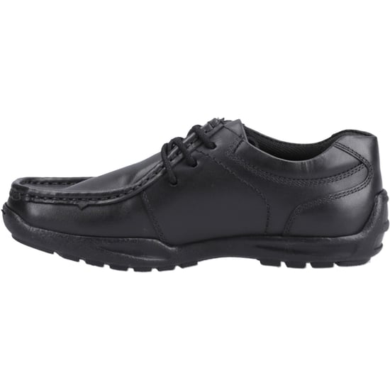 Hush Puppies Mackenzie Wallabee Die Schwarzen Schnürschuhe Für Jungen Aus Leder - Image 4
