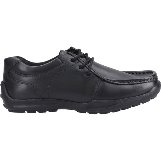 Hush Puppies Mackenzie Wallabee Die Schwarzen Schnürschuhe Für Jungen Aus Leder - Image 5