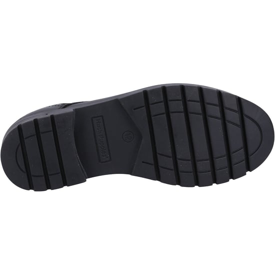 Hush Puppies Jayne Lace Up SNR Mädchenschuhe Aus Schwarzem Leder Mit Schnürung - Image 3