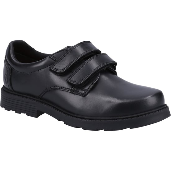 Hush Puppies Logan SNR Lederschuhe Für Jungen In Schwarz - Image 1