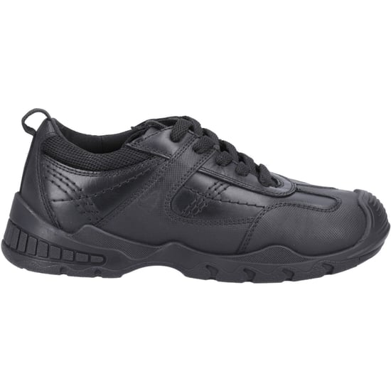 Hush Puppies Travis JNR Die Schwarzen Schnürschuhe Für Jungen Aus Leder - Image 5