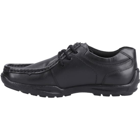 Hush Puppies Mackenzie Wallabee Die Schwarzen Schnürschuhe Für Jungen Aus Leder - Image 4