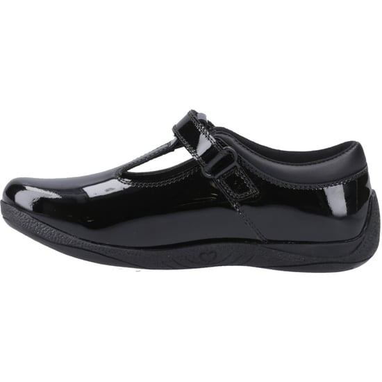 Hush Puppies Caitlin T-Bar Mädchenschuhe Aus Schwarzem Leder - Image 4