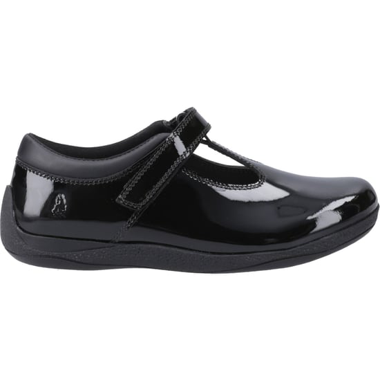 Hush Puppies Caitlin T-Bar Mädchenschuhe Aus Schwarzem Leder - Image 5