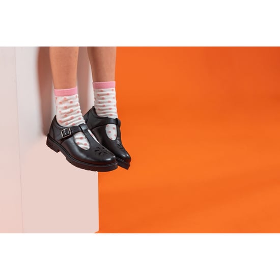Hush Puppies Fiona JNR Mädchenschuhe Aus Schwarzem Leder - Image 6