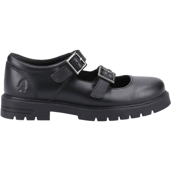 Hush Puppies Ella Junior Mädchenschuhe Aus Schwarzem Leder - Image 5