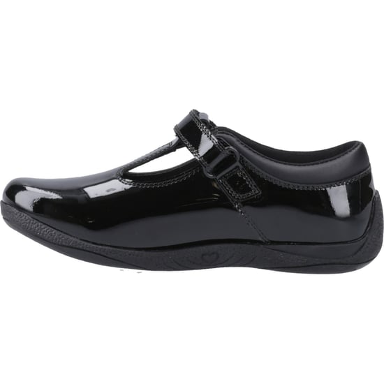 Hush Puppies Caitlin T-Bar Mädchenschuhe Aus Schwarzem Leder - Image 4