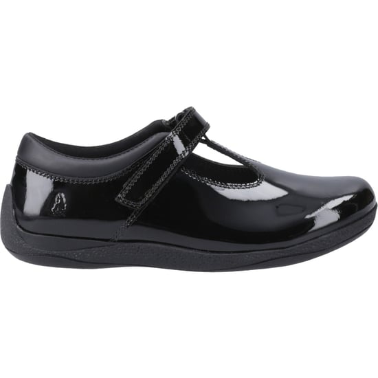 Hush Puppies Caitlin T-Bar Mädchenschuhe Aus Schwarzem Leder - Image 5