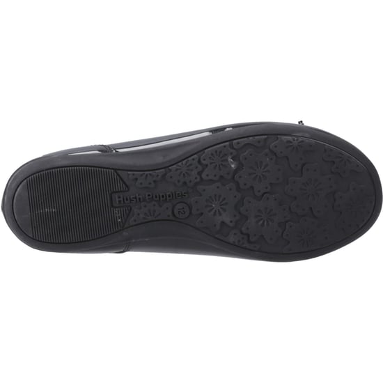 Hush Puppies Lillie Ballerina Patent Mädchenschwarze Ballettschuhe Aus Leder - Image 3