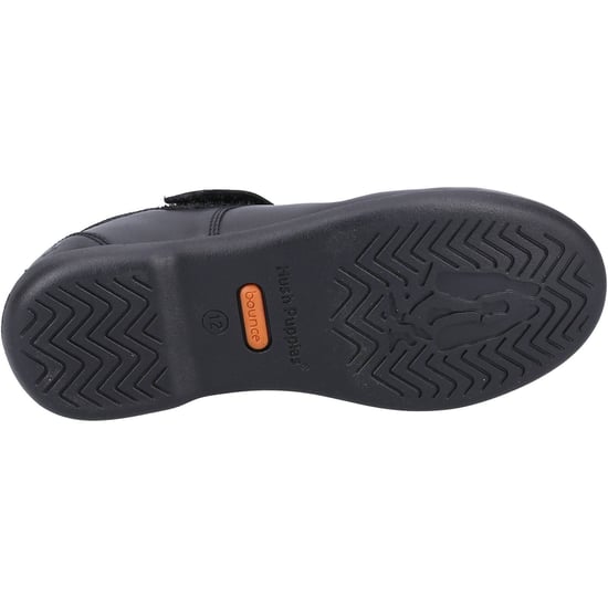 Hush Puppies Bianca SNR Mädchenschuhe Aus Schwarzem Leder - Image 3
