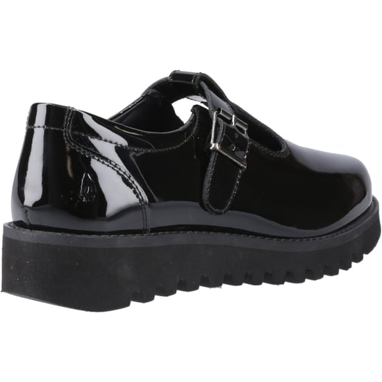 Hush Puppies Florrie T-Bar Mädchenschuhe Aus Schwarzem Leder - Image 2