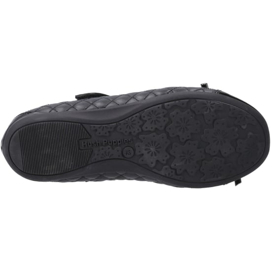 Hush Puppies Lottie Mädchenschwarze Ballettschuhe Aus Leder - Image 3