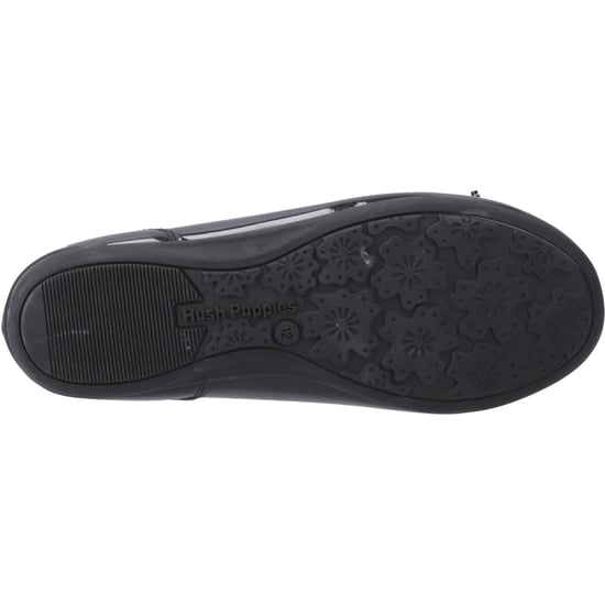 Hush Puppies Lillie Ballerina Patent Mädchenschwarze Ballettschuhe Aus Leder - Image 3