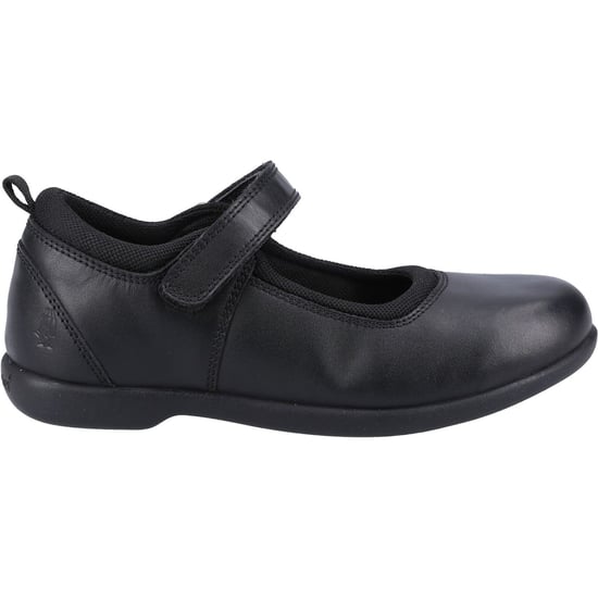 Hush Puppies Bianca JNR Mädchenschuhe Aus Schwarzem Leder - Image 4