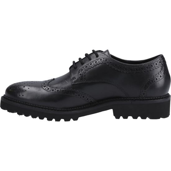 Hush Puppies Gabi Lace Up Mädchen Brogues Aus Schwarzem Leder - Image 4