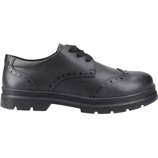 Pod Fiona Mädchen Brogues Aus Schwarzem Leder - Image 5