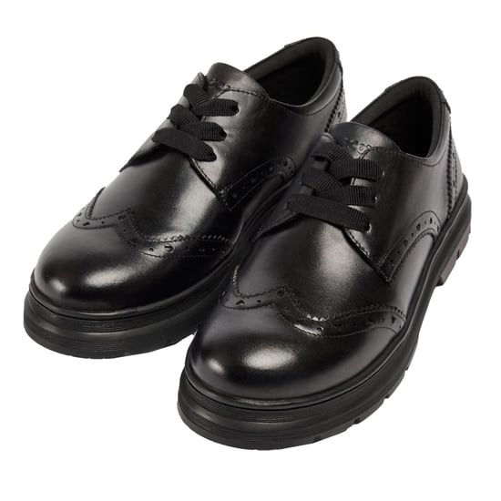 Pod Fiona Mädchen Brogues Aus Schwarzem Leder - Image 4
