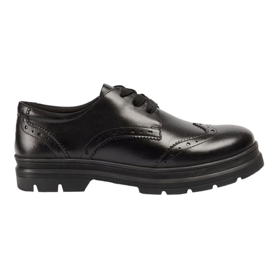 Pod Fiona Mädchen Brogues Aus Schwarzem Leder - Image 5