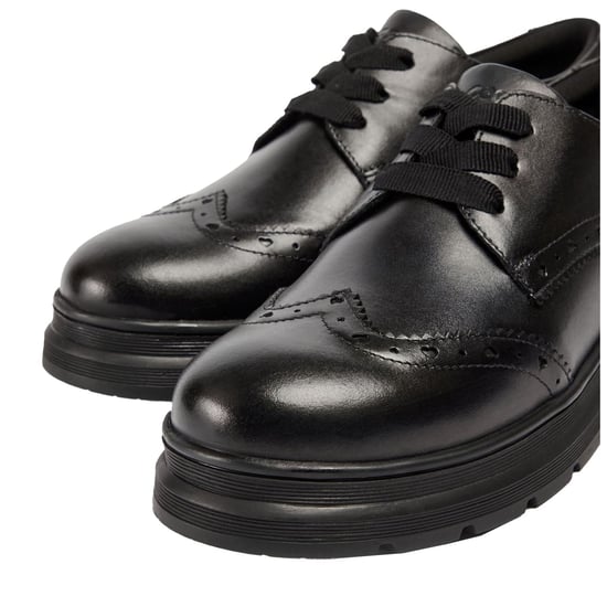 Pod Fiona Mädchen Brogues Aus Schwarzem Leder - Image 6