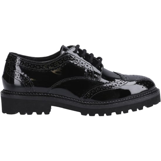 Hush Puppies Gabi Lace Up Mädchen Brogues Aus Schwarzem Leder - Image 5