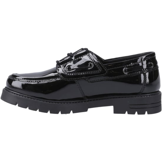 Hush Puppies Lucy Mädchenschwarze Bootsschuhe Aus Leder - Image 4