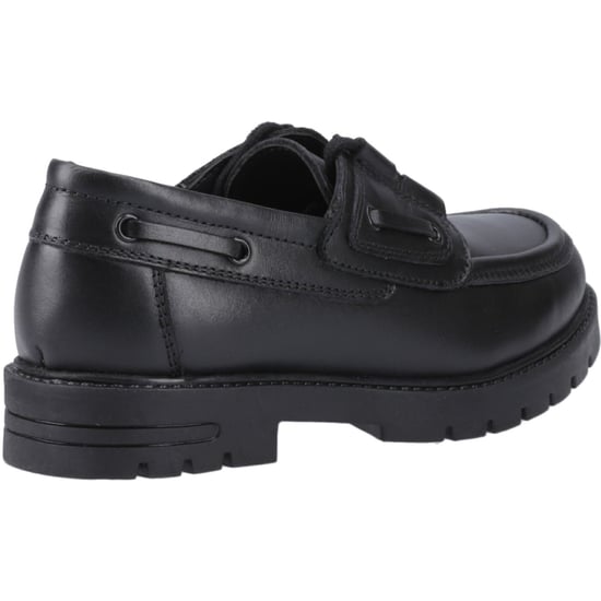 Hush Puppies Lucy Mädchenschwarze Bootsschuhe Aus Leder - Image 2