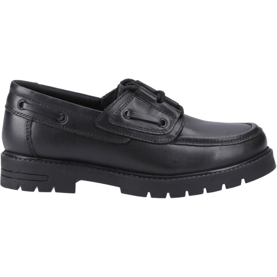 Hush Puppies Lucy Mädchenschwarze Bootsschuhe Aus Leder - Image 5