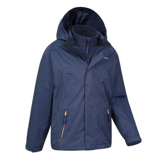 Mountain Warehouse - "Bracken Extreme" Jacke, wasserfest 3 in 1 für Kinder (Marineblau) - Image 4