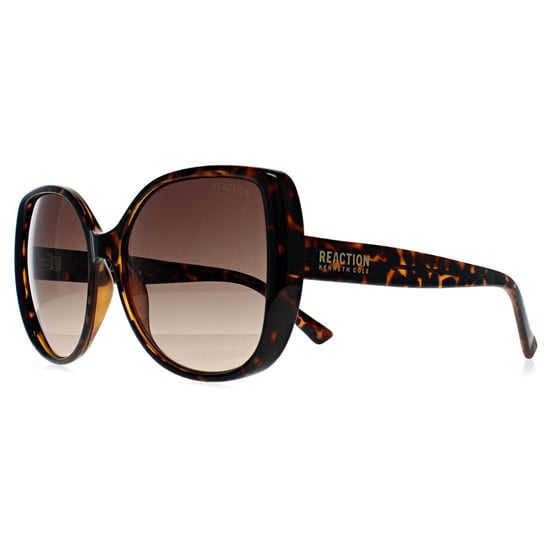 Kenneth Cole Reaction KC2967 52F dunkel havannabraune Sonnenbrille mit Farbverlauf - Image 2