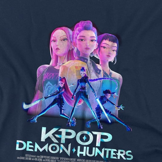 K-Pop Demon Hunters - "Huntrix" T-Shirt für Kinder (Marine) - Image 2