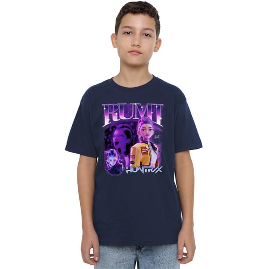 K-Pop Demon Hunters - "Huntr/X" T-Shirt für Kinder (Marine) - Image 4