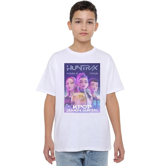 K-Pop Demon Hunters - "World Tour" T-Shirt für Kinder (Weiß) - Image 5