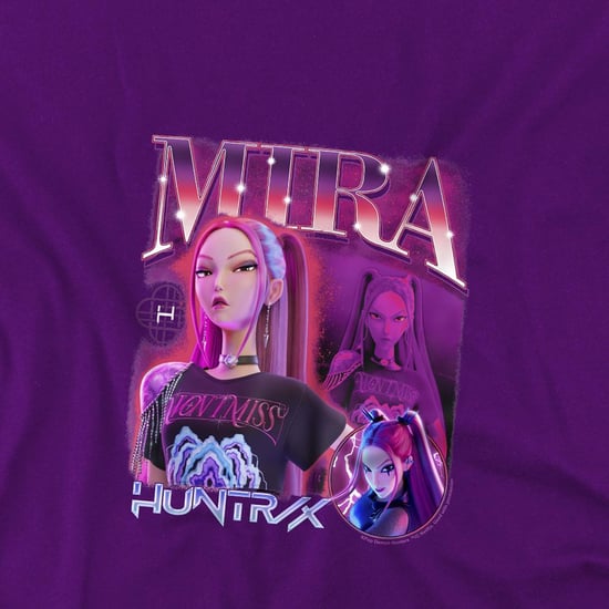 K-Pop Demon Hunters - "Huntr/X" T-Shirt für Kinder (Violett) - Image 3
