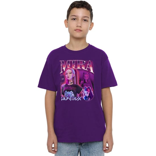 K-Pop Demon Hunters - "Huntr/X" T-Shirt für Kinder (Violett) - Image 5