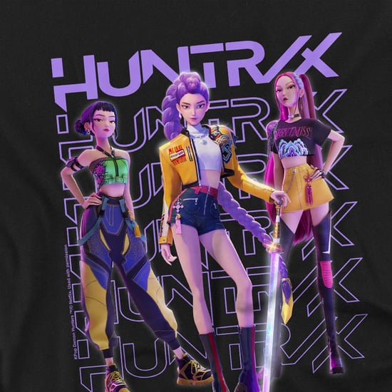 K-Pop Demon Hunters - T-Shirt für Kinder (Schwarz) - Image 2