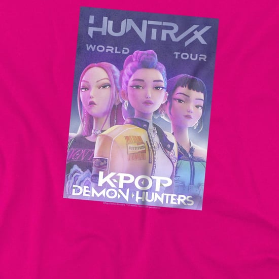 K-Pop Demon Hunters - "World Tour" T-Shirt für Kinder (Fuchsie) - Image 3