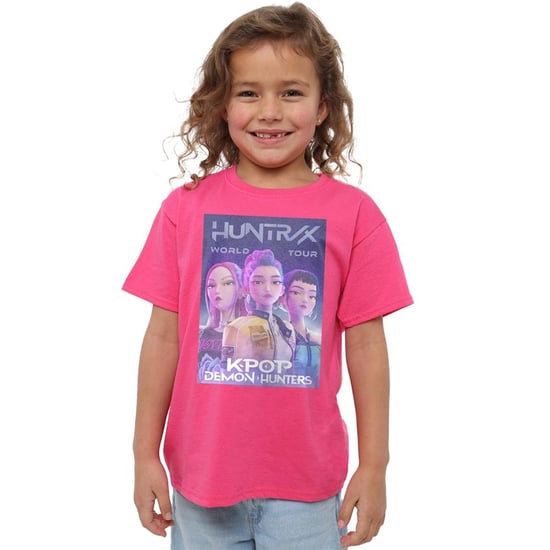K-Pop Demon Hunters - "World Tour" T-Shirt für Kinder (Fuchsie) - Image 5