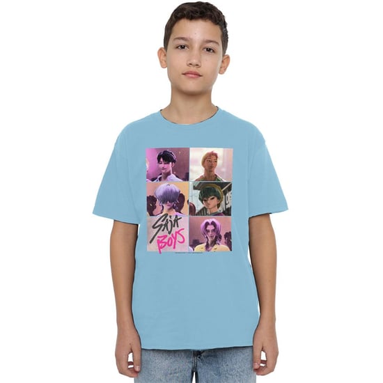 K-Pop Demon Hunters - T-Shirt für Kinder (Himmelblau) - Image 5