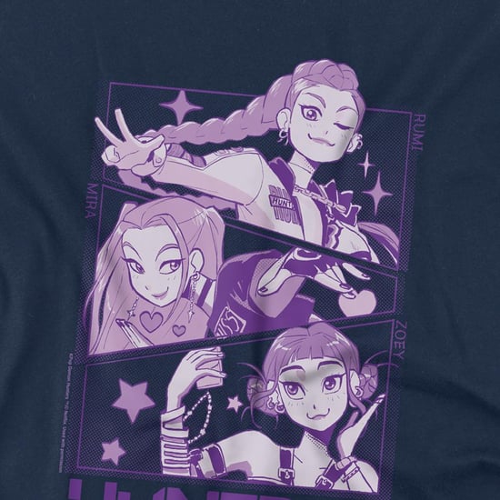 K-Pop Demon Hunters - T-Shirt für Kinder (Marine) - Image 2