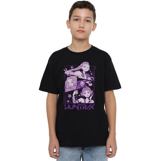 K-Pop Demon Hunters - T-Shirt für Kinder (Schwarz) - Image 4