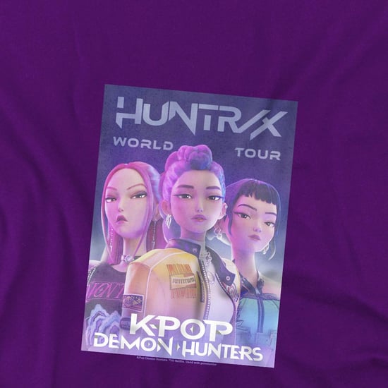 K-Pop Demon Hunters - "World Tour" T-Shirt für Kinder (Violett) - Image 3
