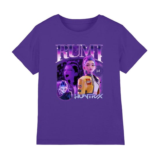 K-Pop Demon Hunters - "Huntr/X" T-Shirt für Kinder (Violett) - Image 1
