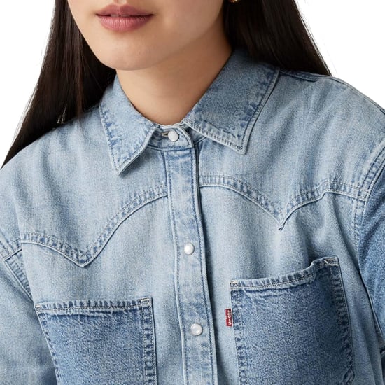 Levis - "Teodora" Hemd für Damen, Leicht, Denim (Hellblau) - Image 3